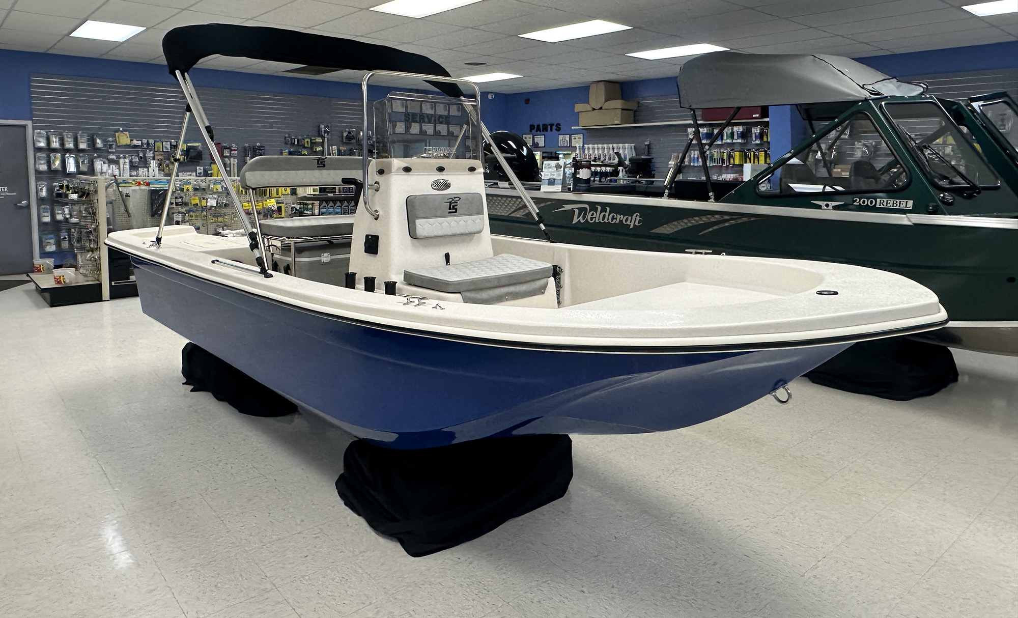 2025 Carolina Skiff E16JVXCC - Royal Blue